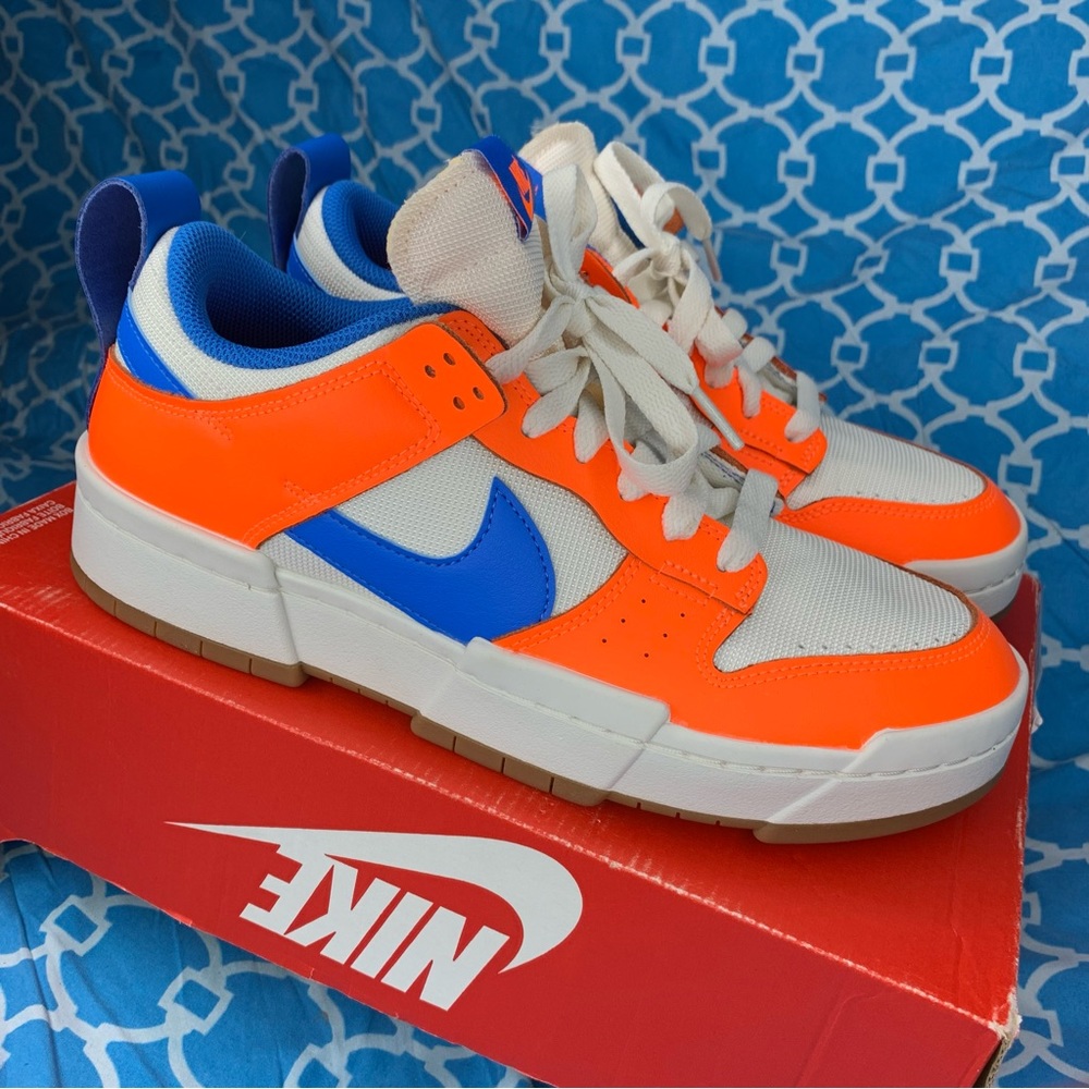 Nike dunk low Women’s size 11 Orange disrupt Supa blue Syracuse wmns vintage new